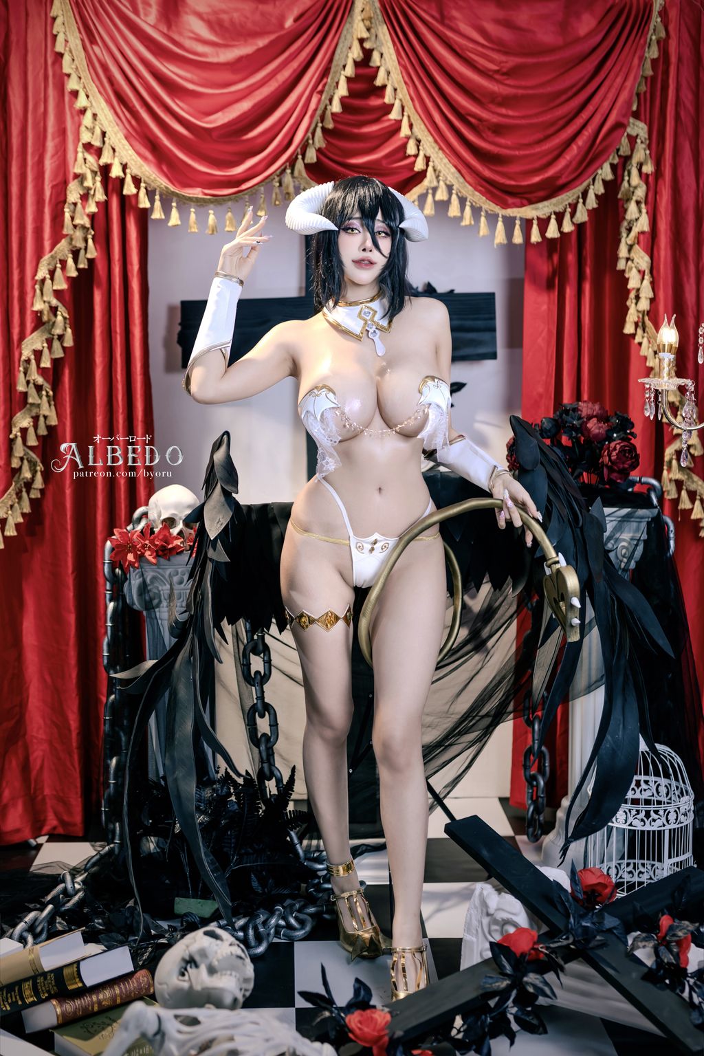 Coser@Byoru: 不死者之王 雅儿贝德 (47 photos + 16 videos)