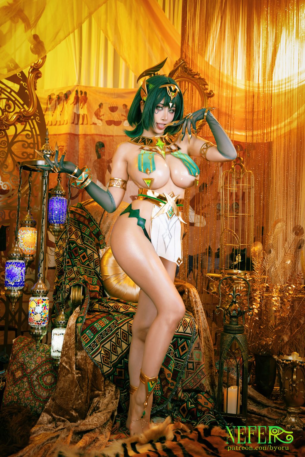 Coser@Byoru: 原神 Nefer 奈芙尔 (64 photos + 24 videos)