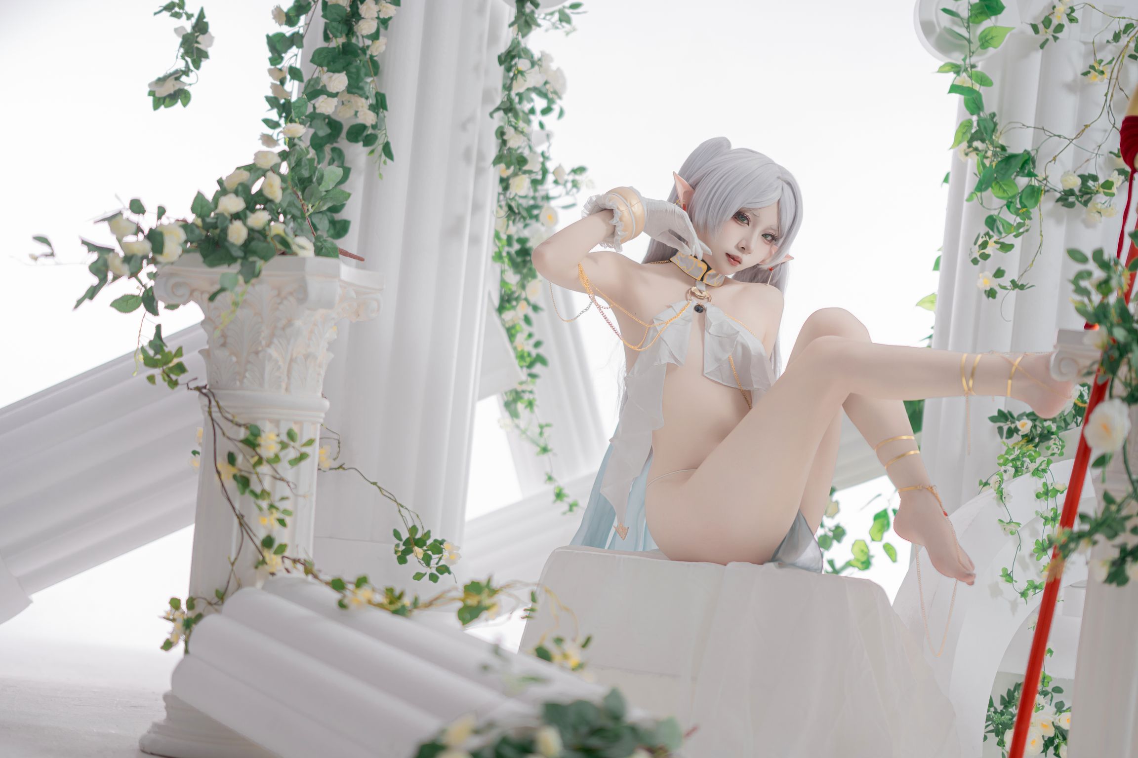 Coser@纸悦Etsu_ko: 葬送的芙莉莲 芙莉莲 舞娘 (73 photos)