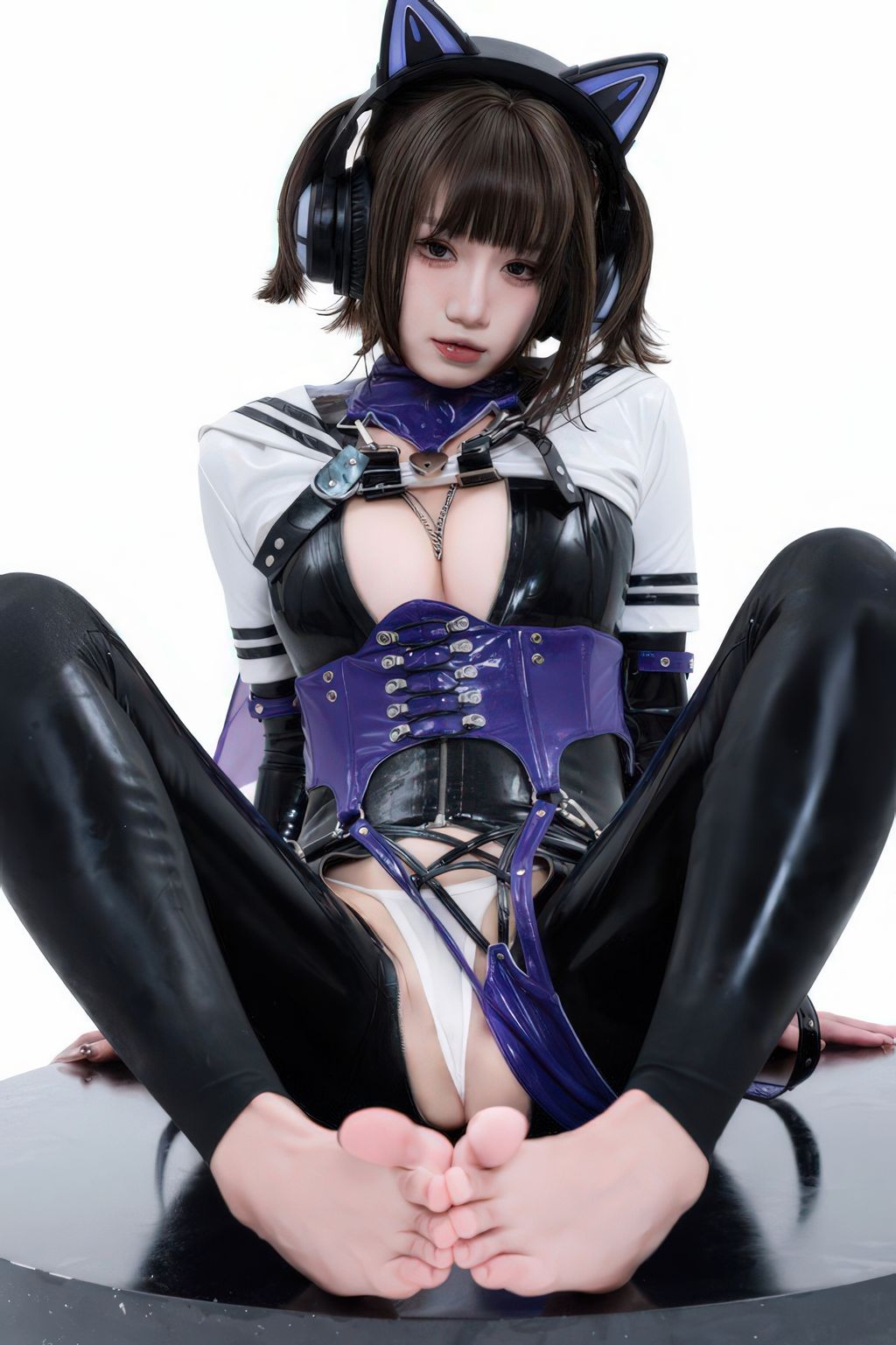 Coser@柒柒要乖哦: 白棚胶衣 (78 photos) 3 Coser@柒柒要乖哦: 白棚胶衣 (78 photos) 3