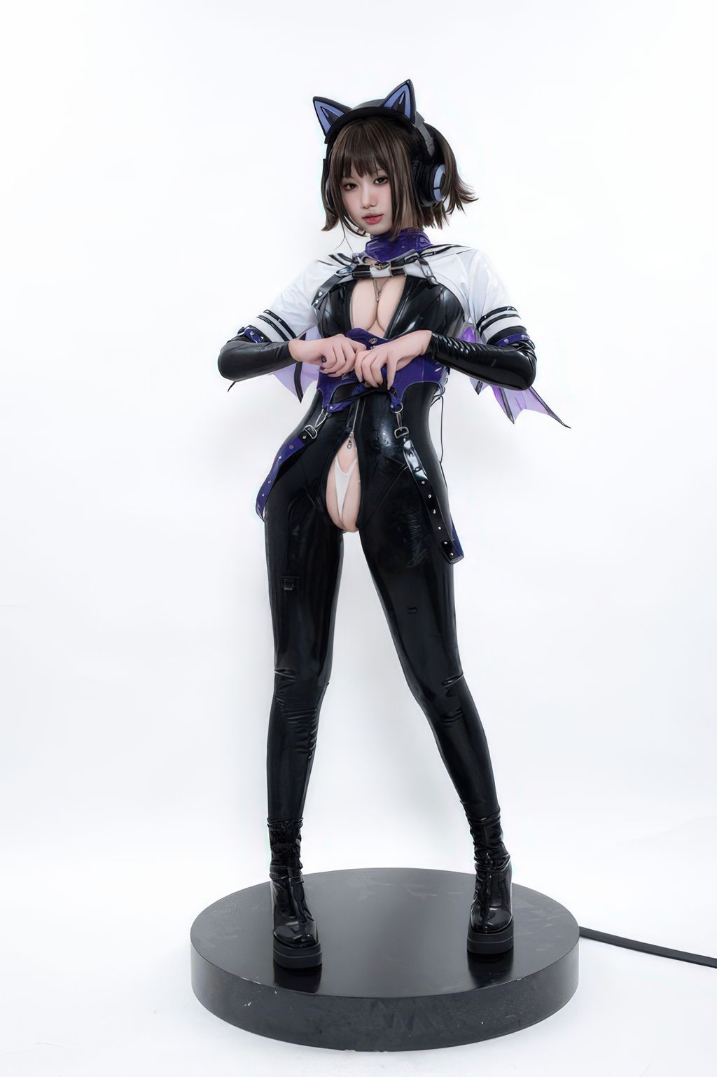 Coser@柒柒要乖哦: 白棚胶衣 (78 photos) 1 Coser@柒柒要乖哦: 白棚胶衣 (78 photos) 1