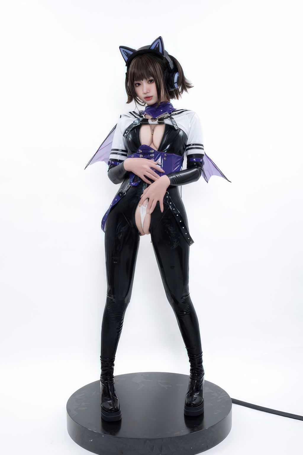 Coser@柒柒要乖哦: 白棚胶衣 (78 photos) 0 Coser@柒柒要乖哦: 白棚胶衣 (78 photos) 0