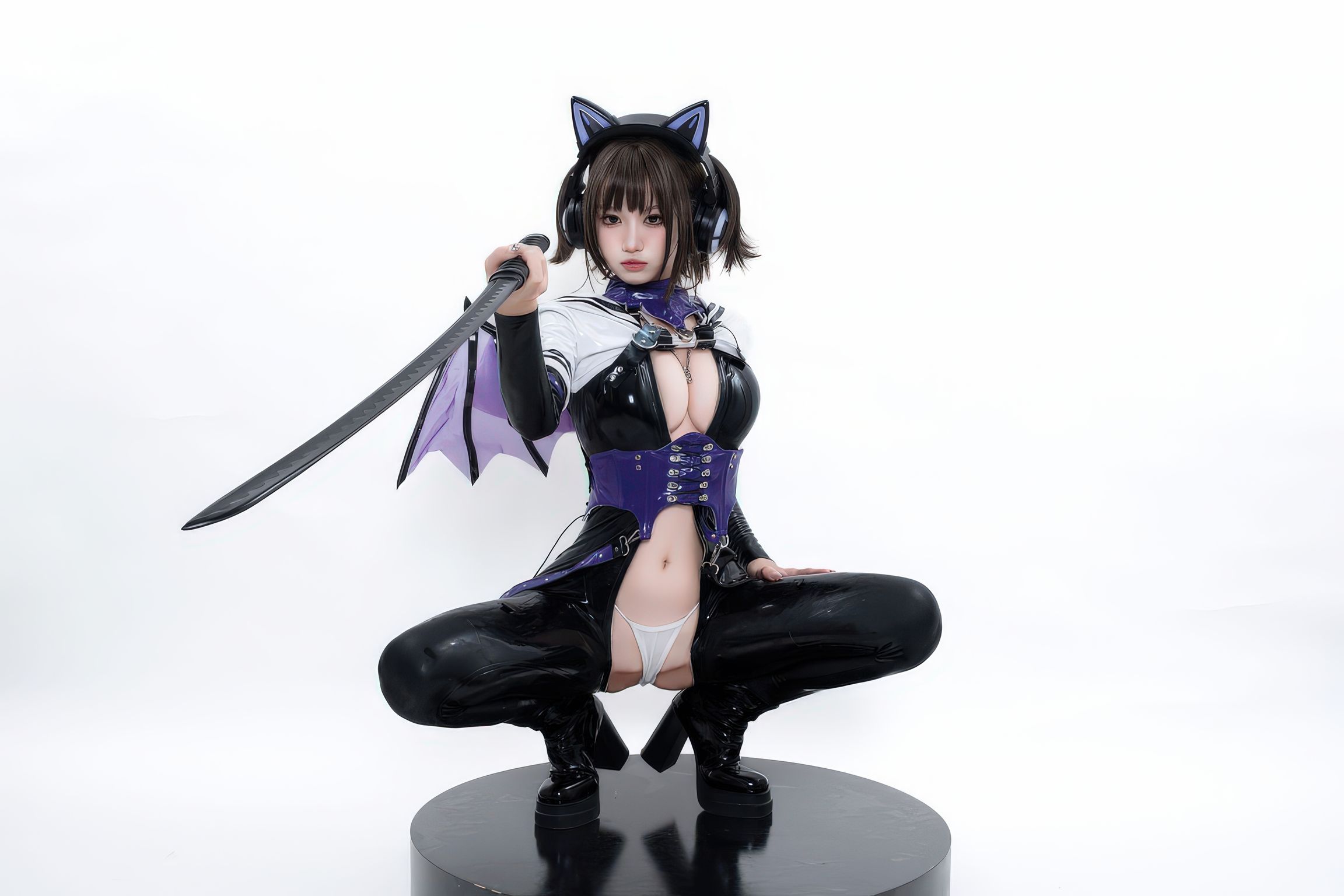 Coser@柒柒要乖哦: 白棚胶衣 (78 photos) 9 Coser@柒柒要乖哦: 白棚胶衣 (78 photos) 9