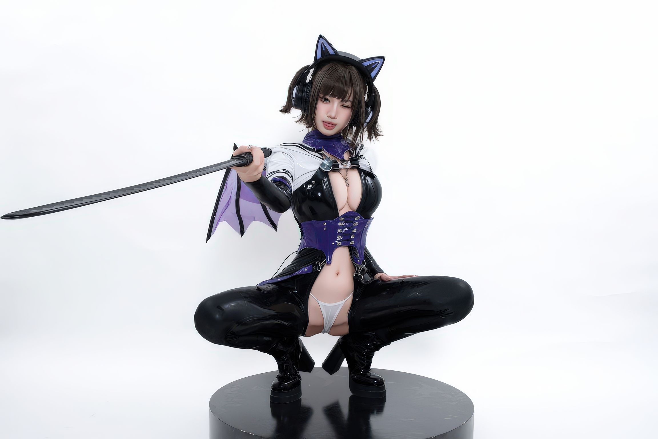 Coser@柒柒要乖哦: 白棚胶衣 (78 photos) 10 Coser@柒柒要乖哦: 白棚胶衣 (78 photos) 10