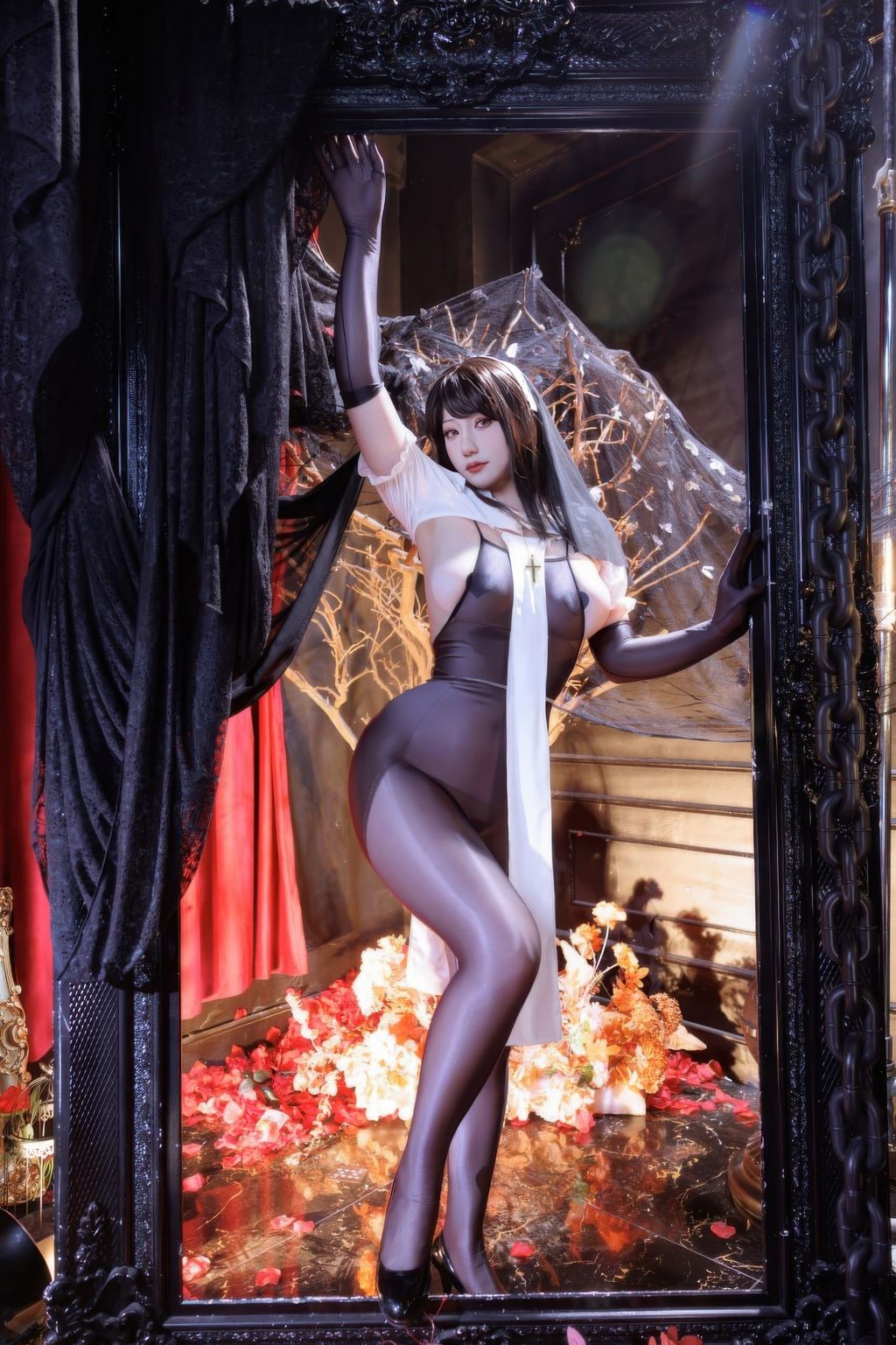 Coser@星澜是澜澜叫澜妹呀: 惩戒修女 (44 photos + 1 video)