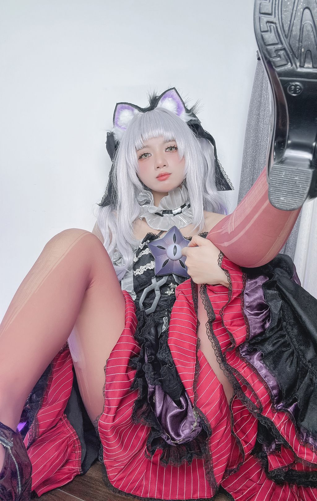 Coser@PoppaChan: Murasaki Shion Dress (Vtuber) (88 photos + 10 videos) 15 Coser@PoppaChan: Murasaki Shion Dress (Vtuber) (88 photos + 10 videos) 15