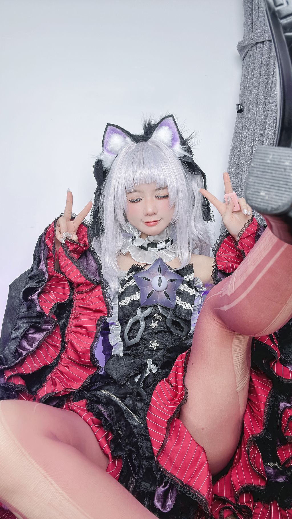 Coser@PoppaChan: Murasaki Shion Dress (Vtuber) (88 photos + 10 videos) 16 Coser@PoppaChan: Murasaki Shion Dress (Vtuber) (88 photos + 10 videos) 16