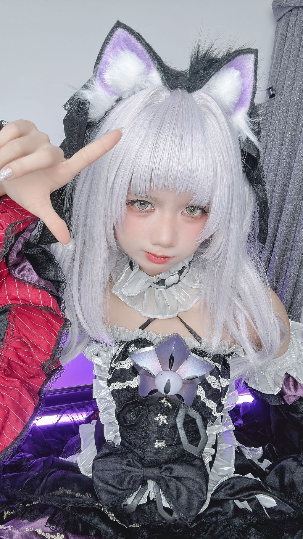 Coser@PoppaChan: Murasaki Shion Dress (Vtuber) (88 photos + 10 videos) 15 Coser@PoppaChan: Murasaki Shion Dress (Vtuber) (88 photos + 10 videos) 15