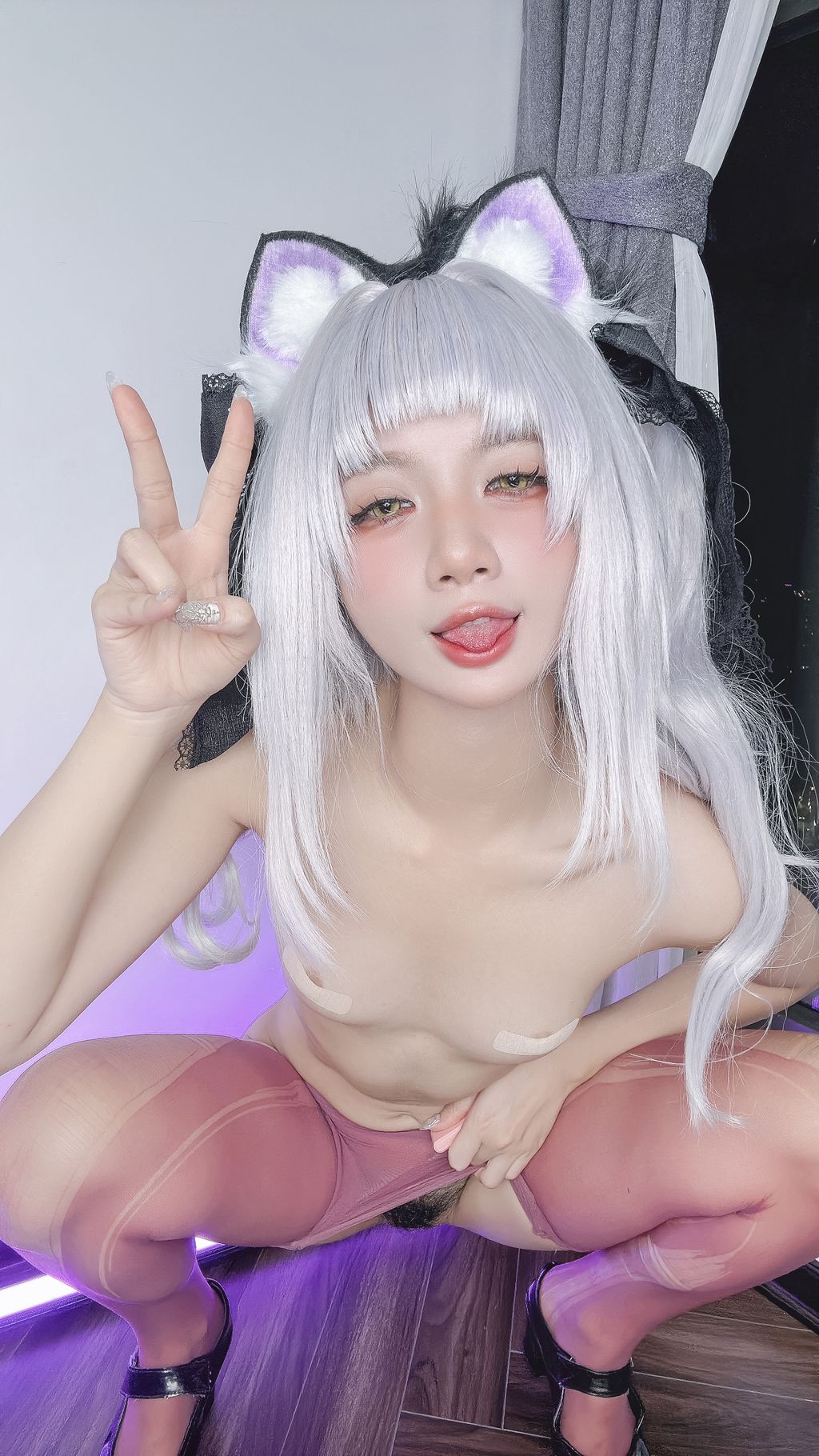 Coser@PoppaChan: Murasaki Shion Dress (Vtuber) (88 photos + 10 videos) 14 Coser@PoppaChan: Murasaki Shion Dress (Vtuber) (88 photos + 10 videos) 14