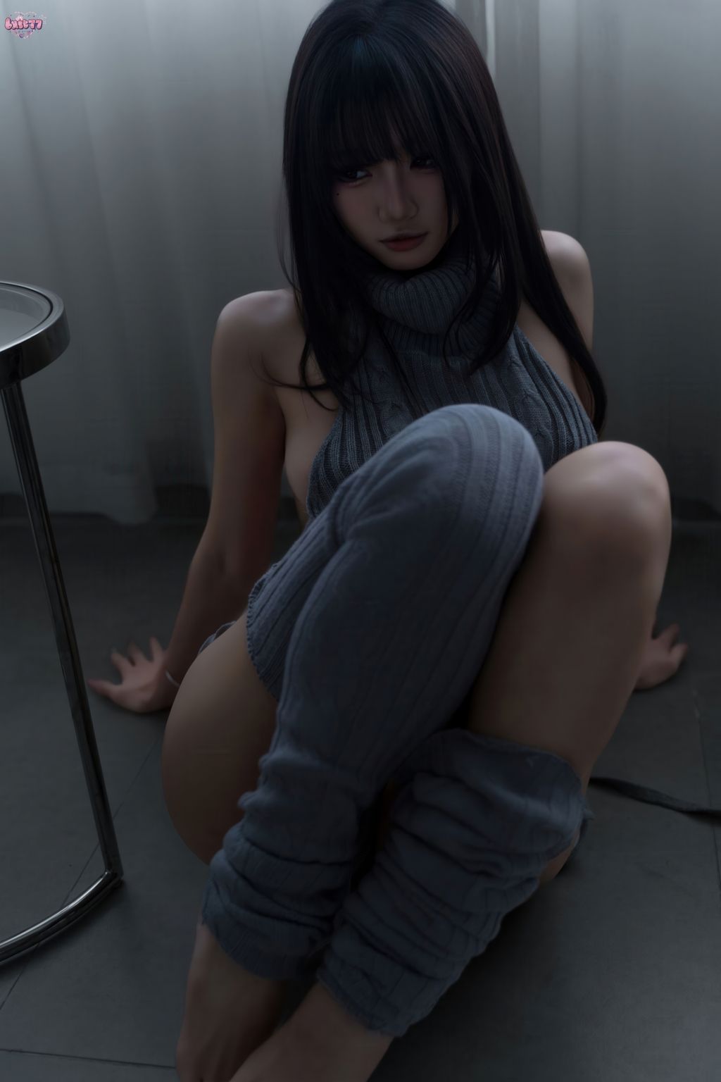 Coser@柒柒要乖哦: 居家毛衣 (112 photos + 1 video) 8 Coser@柒柒要乖哦: 居家毛衣 (112 photos + 1 video) 8