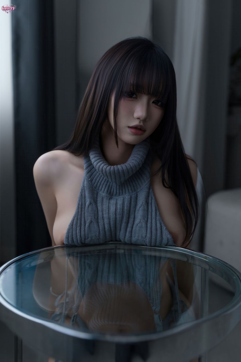 Coser@柒柒要乖哦: 居家毛衣 (112 photos + 1 video) 3 Coser@柒柒要乖哦: 居家毛衣 (112 photos + 1 video) 3