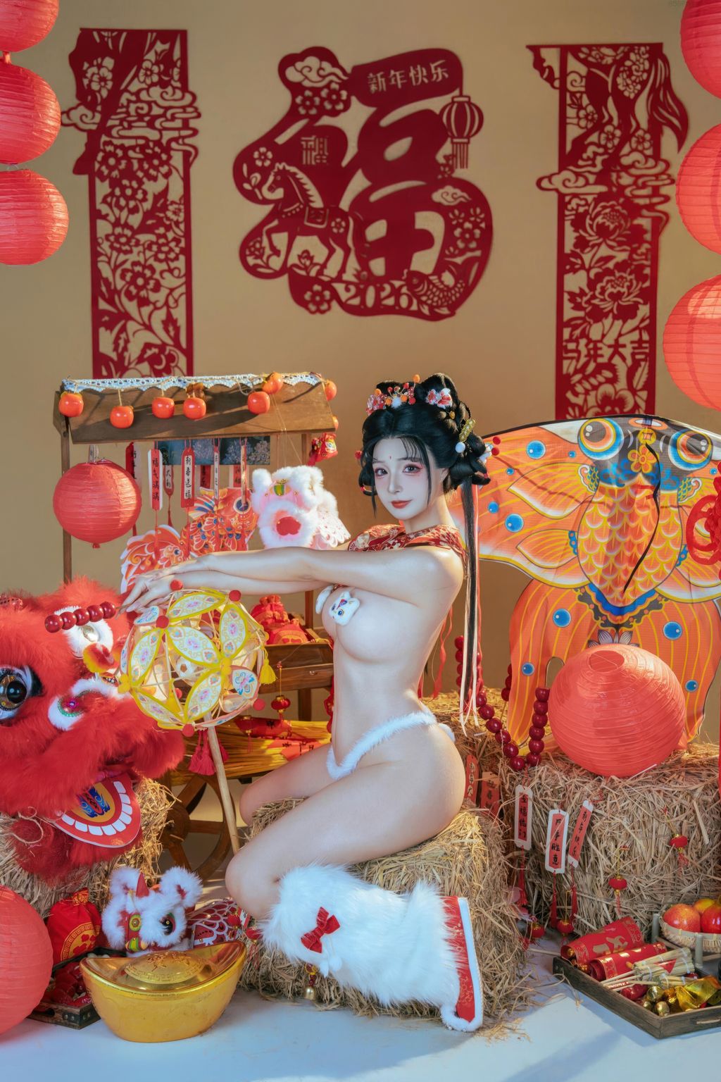 Coser@yuuhui玉汇: 2026新春特辑 醒狮少女 (131 photos + 2 videos) 5 Coser@yuuhui玉汇: 2026新春特辑 醒狮少女 (131 photos + 2 videos) 5