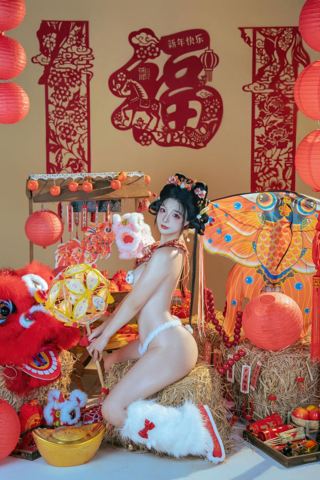 Coser@yuuhui玉汇: 2026新春特辑 醒狮少女 (131 photos + 2 videos) 4 Coser@yuuhui玉汇: 2026新春特辑 醒狮少女 (131 photos + 2 videos) 4