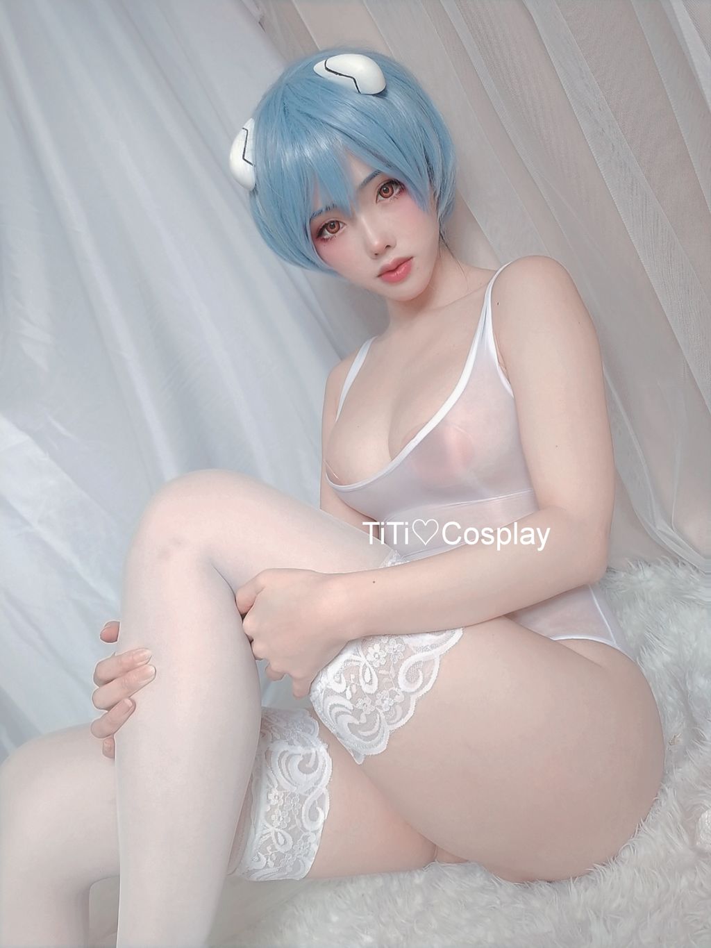 Coser@钛合金TiTi: 绫波内衣 (45 photos + 1 video) 0 Coser@钛合金TiTi: 绫波内衣 (45 photos + 1 video) 0