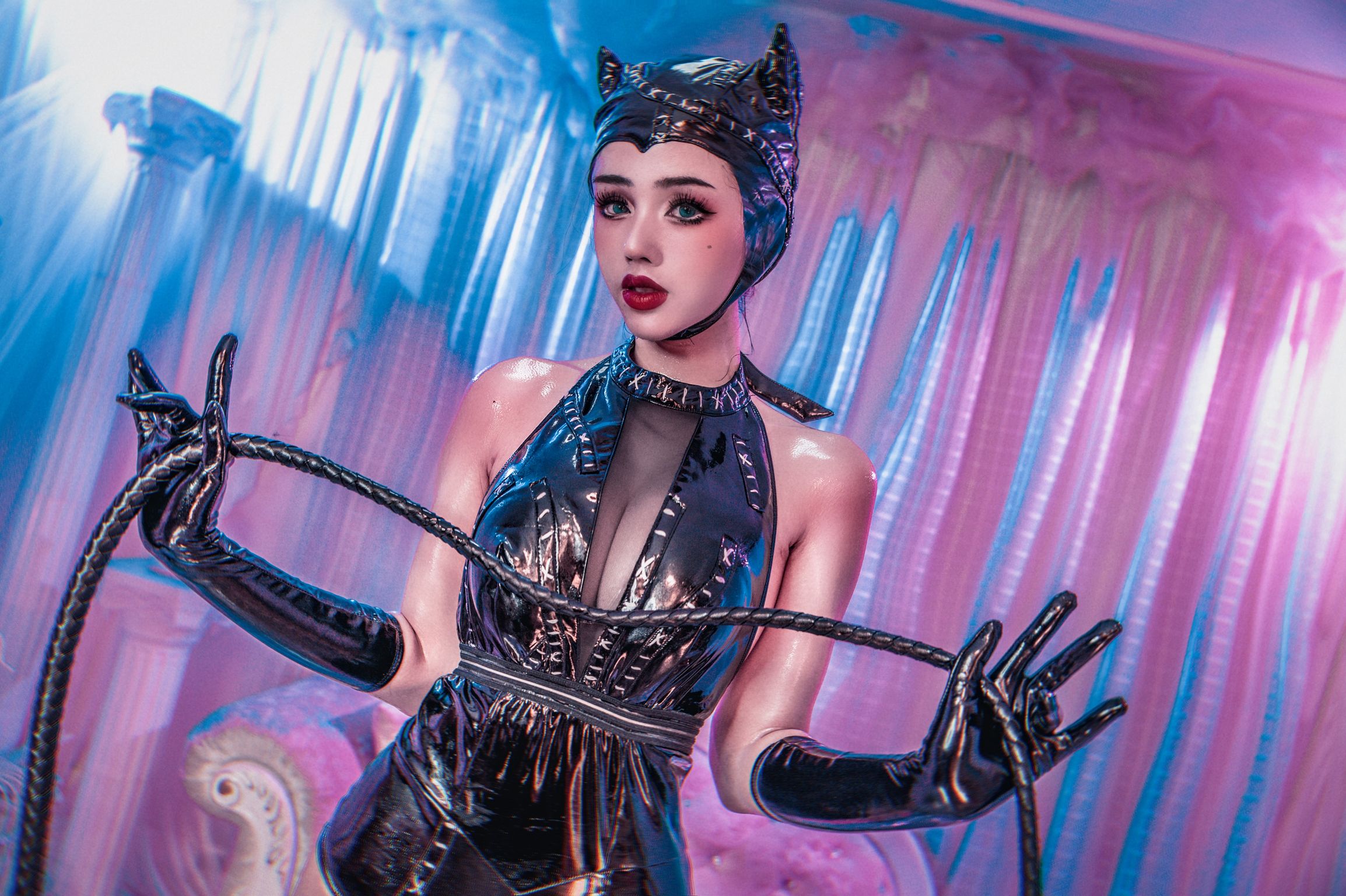 Coser@钛合金TiTi: 猫女 (41 photos)