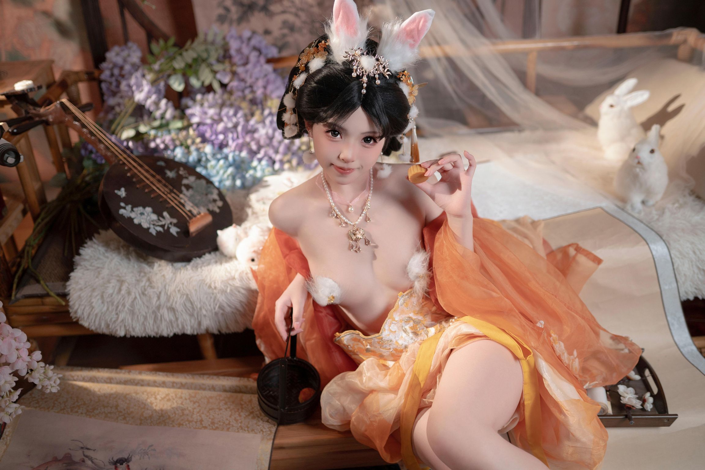 Coser@Bangni邦尼: 中秋节玉兔 (88 photos + 7 videos)