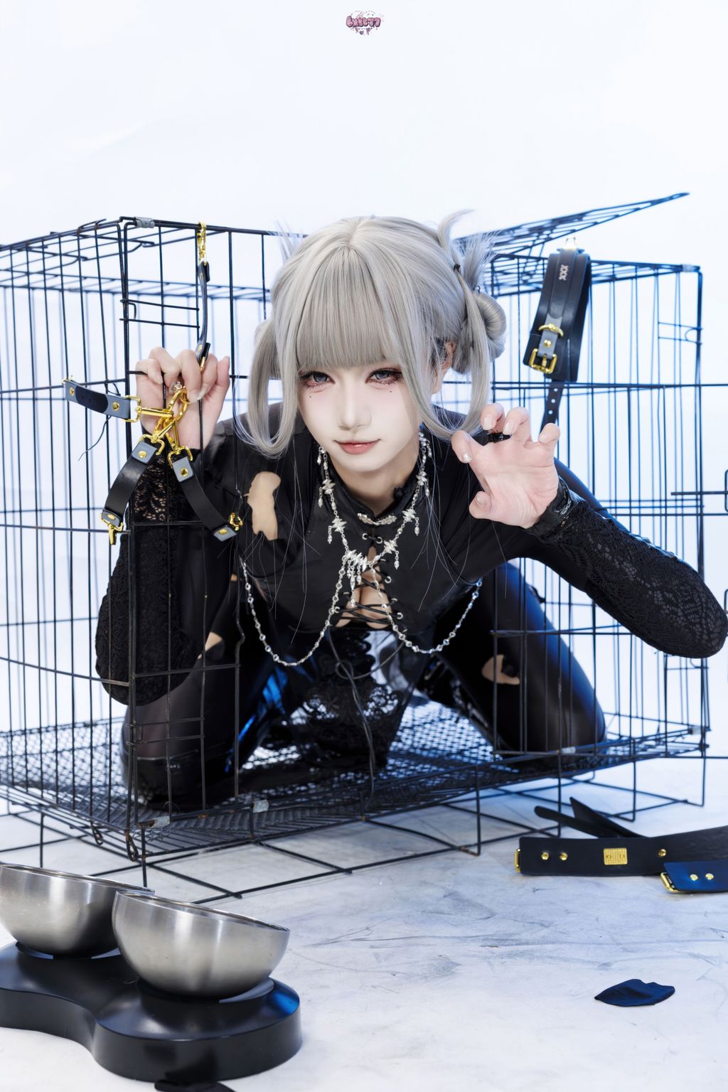 Coser@柒柒要乖哦: 黑靡烟旗袍 (108 photos + 2 videos) 4 Coser@柒柒要乖哦: 黑靡烟旗袍 (108 photos + 2 videos) 4