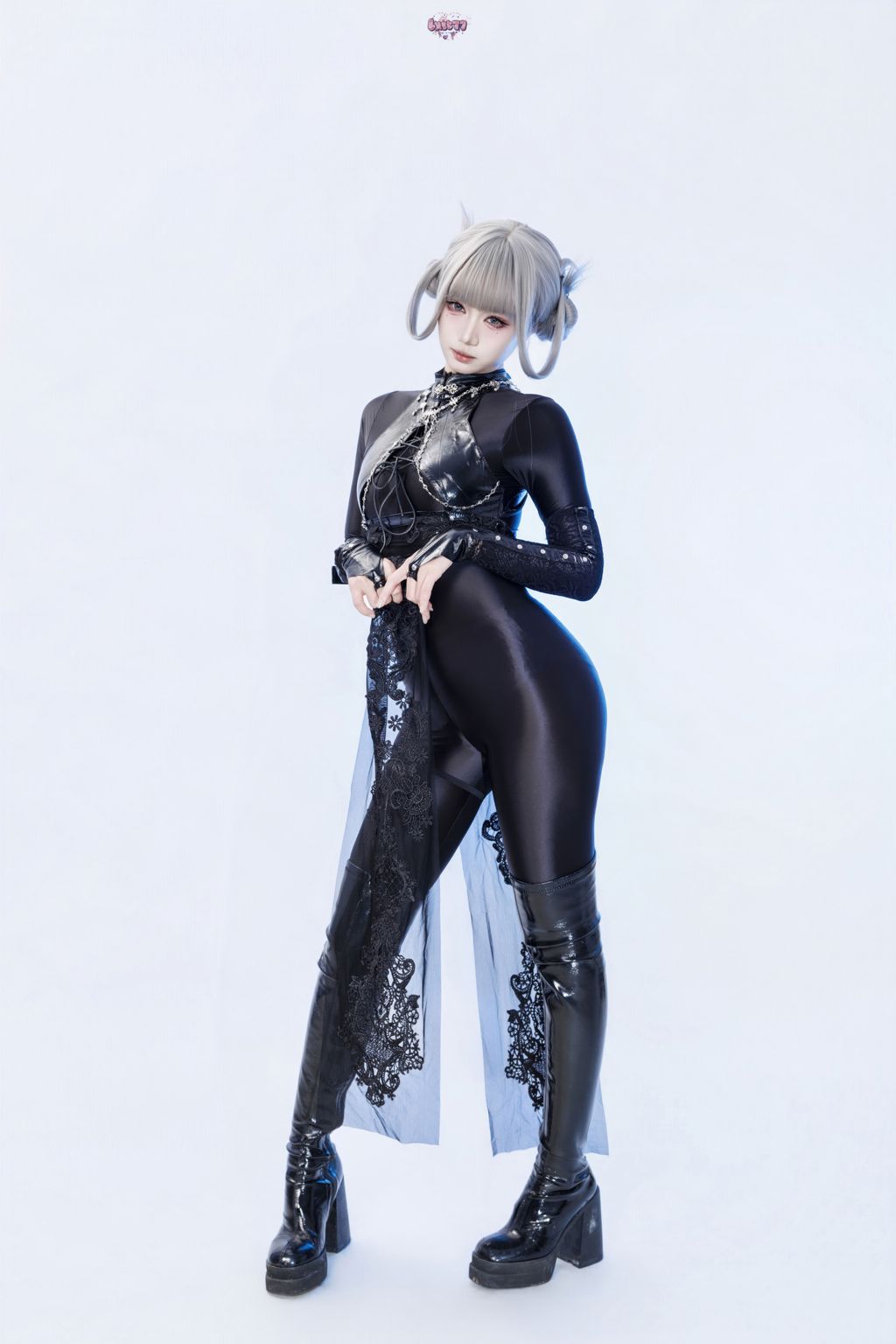 Coser@柒柒要乖哦: 黑靡烟旗袍 (108 photos + 2 videos) 17 Coser@柒柒要乖哦: 黑靡烟旗袍 (108 photos + 2 videos) 17