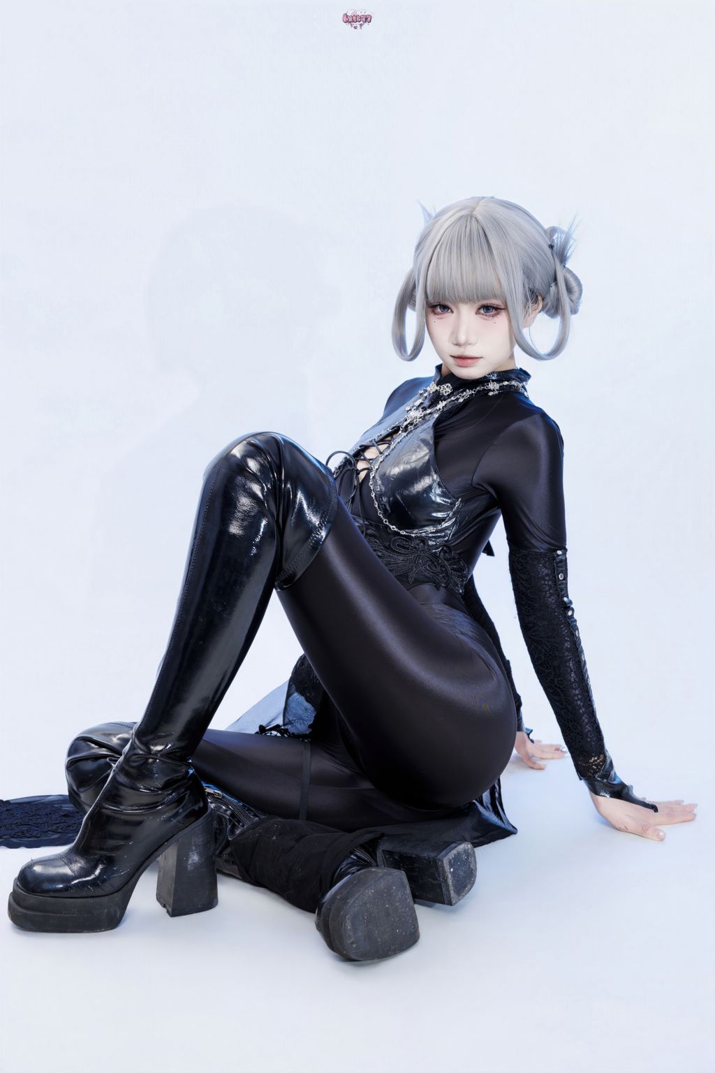 Coser@柒柒要乖哦: 黑靡烟旗袍 (108 photos + 2 videos) 5 Coser@柒柒要乖哦: 黑靡烟旗袍 (108 photos + 2 videos) 5