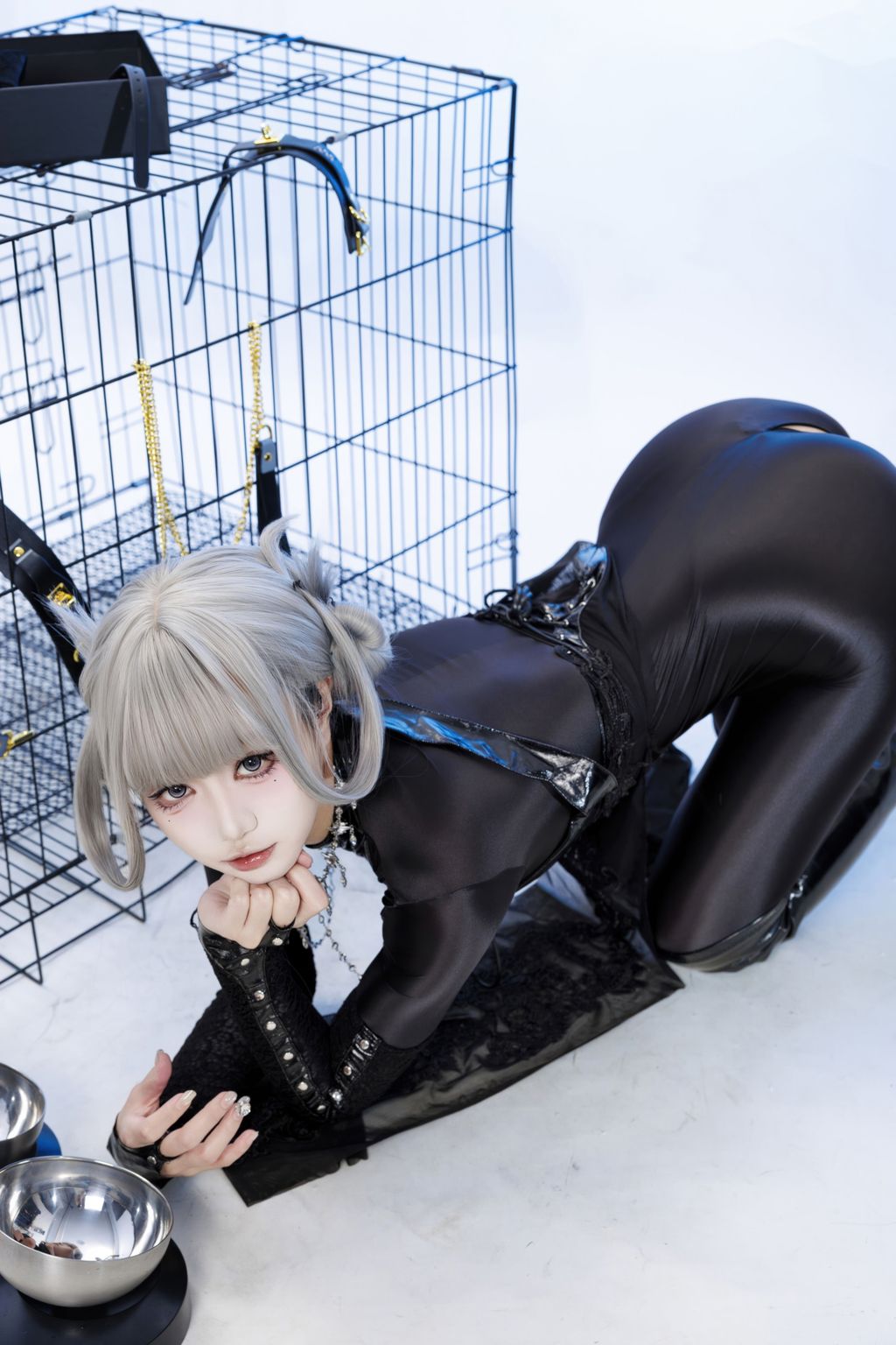 Coser@柒柒要乖哦: 黑靡烟旗袍 (108 photos + 2 videos) 8 Coser@柒柒要乖哦: 黑靡烟旗袍 (108 photos + 2 videos) 8