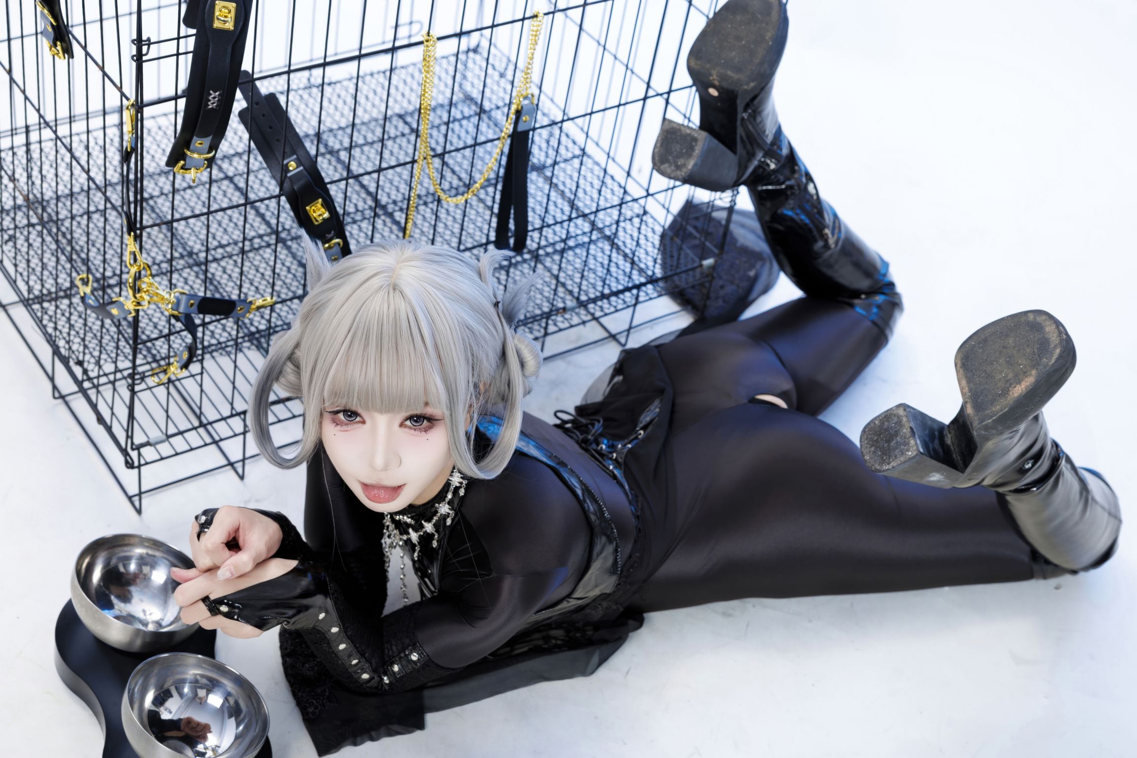 Coser@柒柒要乖哦: 黑靡烟旗袍 (108 photos + 2 videos) 5 Coser@柒柒要乖哦: 黑靡烟旗袍 (108 photos + 2 videos) 5