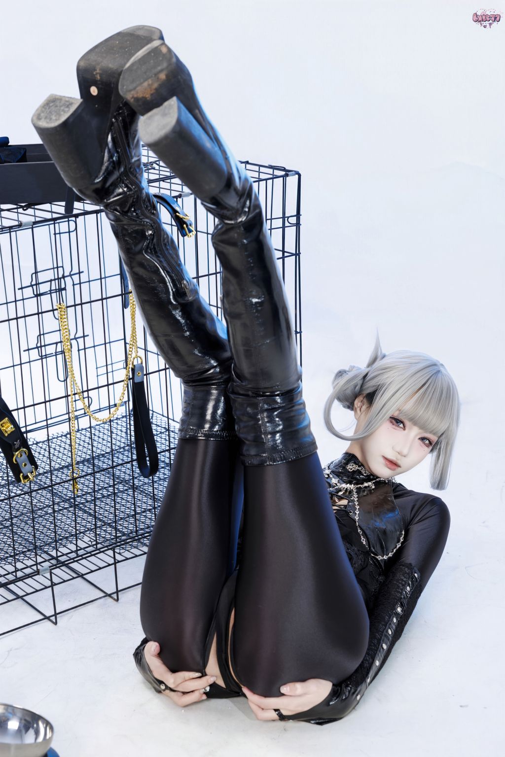 Coser@柒柒要乖哦: 黑靡烟旗袍 (108 photos + 2 videos) 15 Coser@柒柒要乖哦: 黑靡烟旗袍 (108 photos + 2 videos) 15