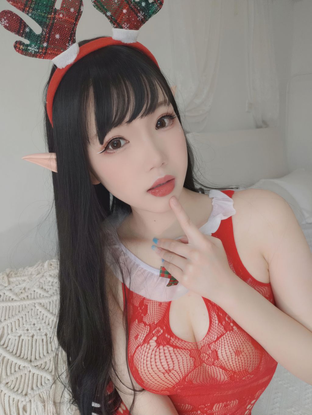 Coser@雪晴Astra: 圣诞节自拍 (140 photos) 17 Coser@雪晴Astra: 圣诞节自拍 (140 photos) 17