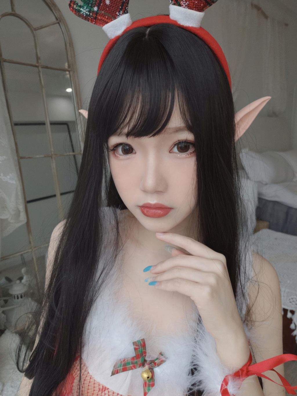 Coser@雪晴Astra: 圣诞节自拍 (140 photos) 3 Coser@雪晴Astra: 圣诞节自拍 (140 photos) 3