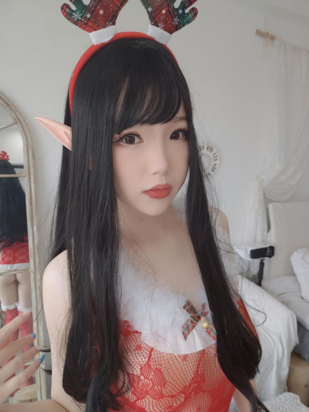 Coser@雪晴Astra: 圣诞节自拍 (140 photos) 12 Coser@雪晴Astra: 圣诞节自拍 (140 photos) 12