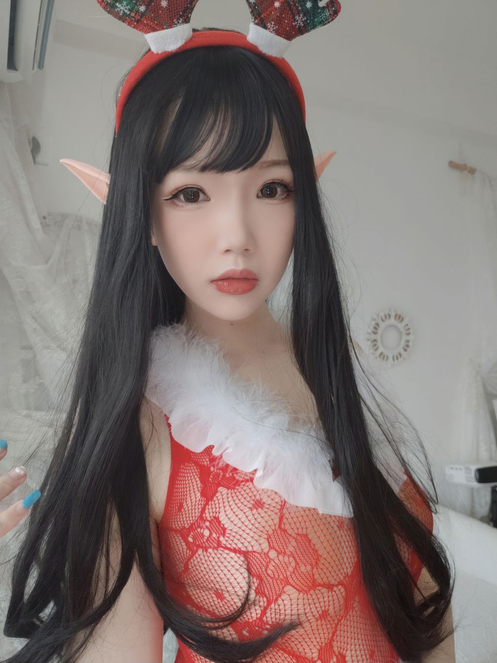Coser@雪晴Astra: 圣诞节自拍 (140 photos) 13 Coser@雪晴Astra: 圣诞节自拍 (140 photos) 13