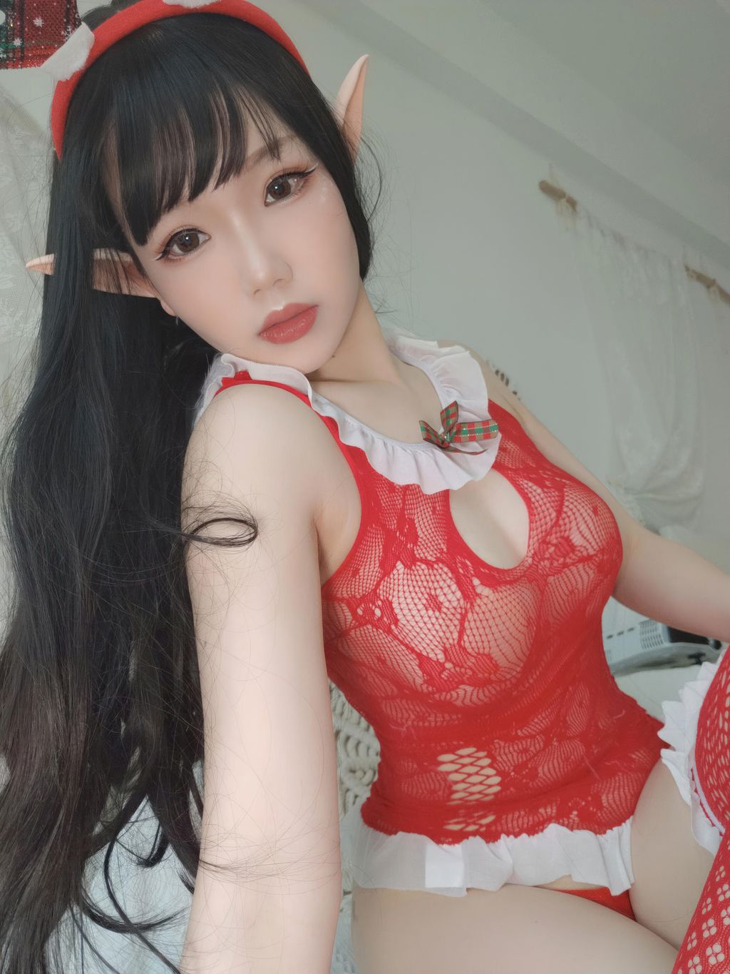 Coser@雪晴Astra: 圣诞节自拍 (140 photos) 8 Coser@雪晴Astra: 圣诞节自拍 (140 photos) 8