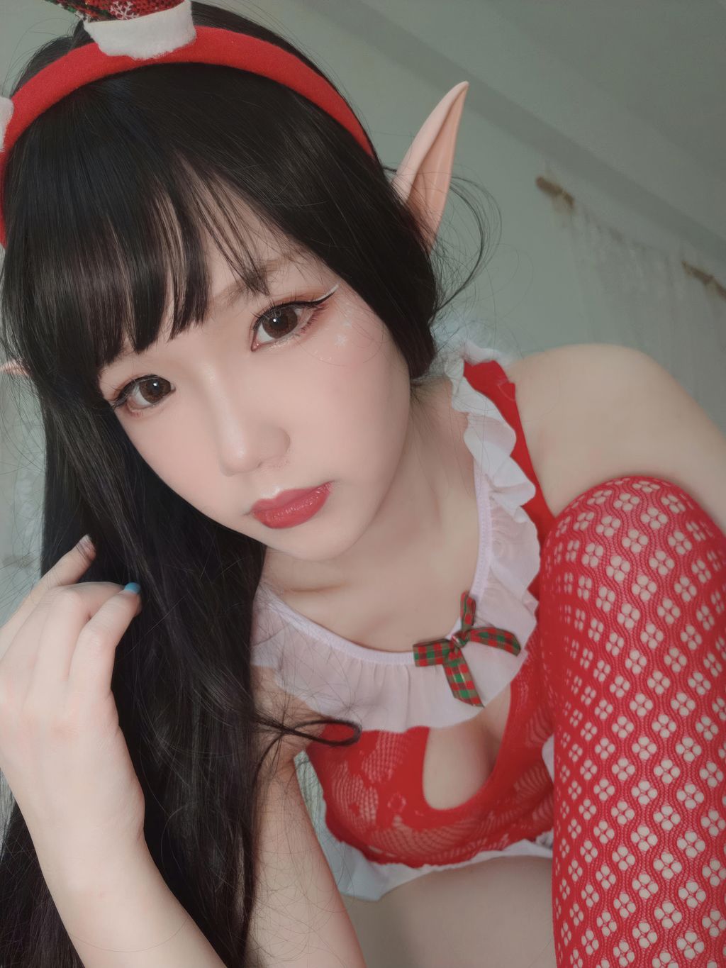 Coser@雪晴Astra: 圣诞节自拍 (140 photos) 6 Coser@雪晴Astra: 圣诞节自拍 (140 photos) 6