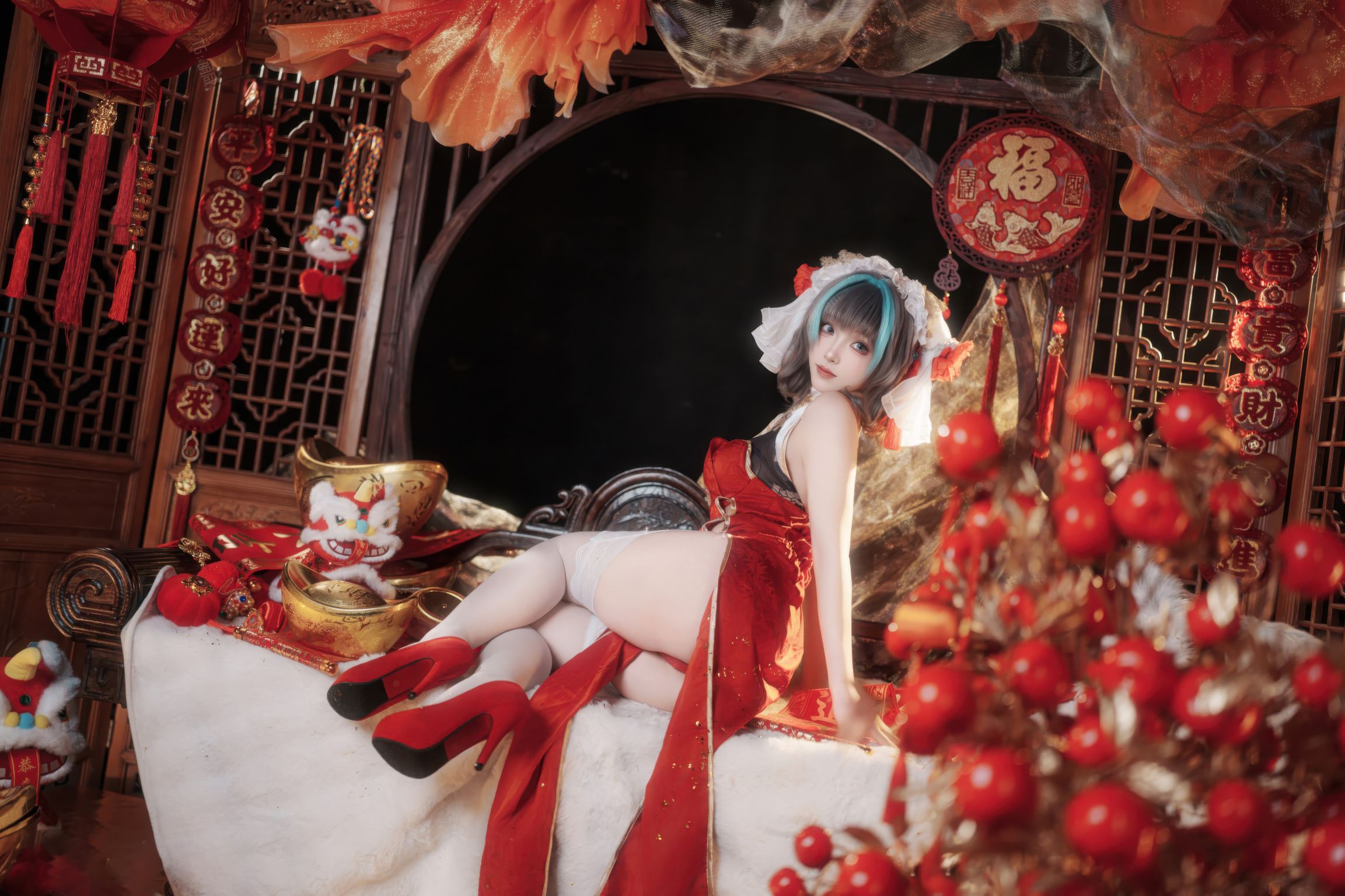 Coser@Bangni邦尼: 新春柴郡 (66 photos + 7 videos)