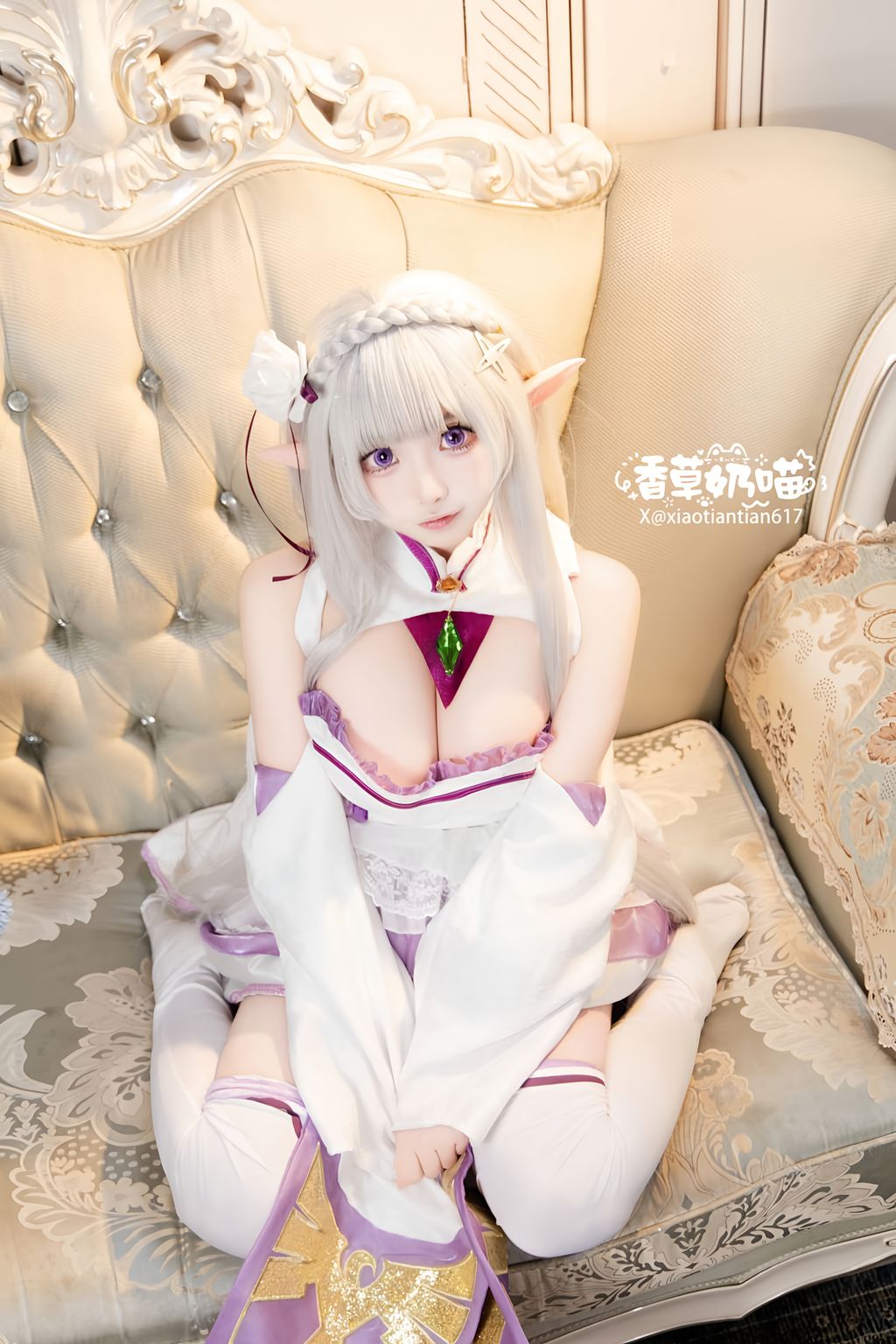 Coser@香草奶喵: 爱蜜莉雅 情人节 (151 photos) 19 Coser@香草奶喵: 爱蜜莉雅 情人节 (151 photos) 19