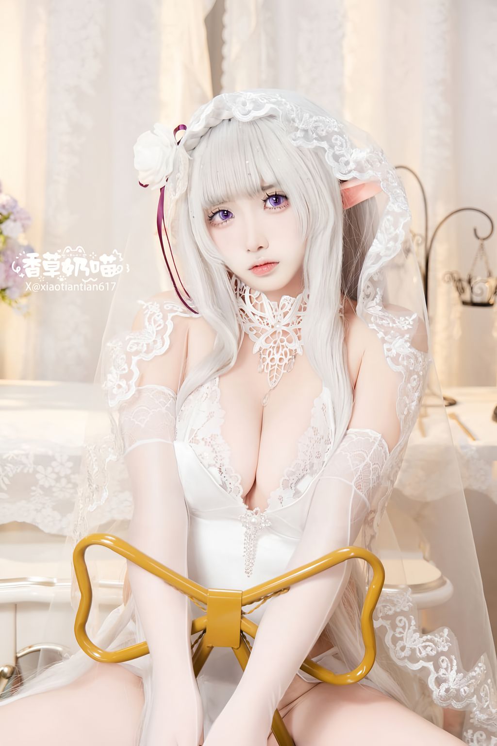 Coser@香草奶喵: 爱蜜莉雅 情人节 (151 photos) 6 Coser@香草奶喵: 爱蜜莉雅 情人节 (151 photos) 6