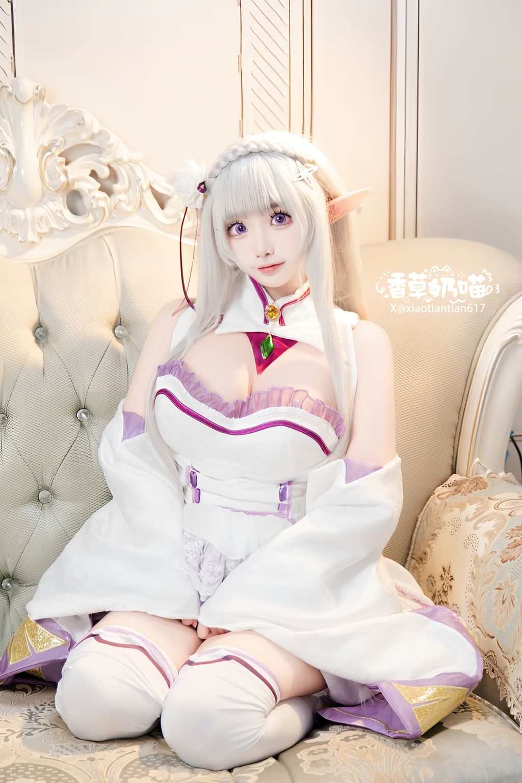 Coser@香草奶喵: 爱蜜莉雅 情人节 (151 photos) 3 Coser@香草奶喵: 爱蜜莉雅 情人节 (151 photos) 3