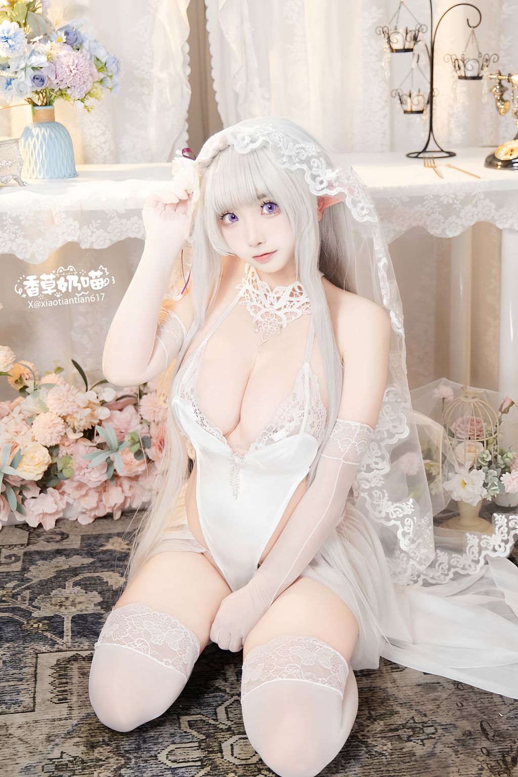 Coser@香草奶喵: 爱蜜莉雅 情人节 (151 photos) 17 Coser@香草奶喵: 爱蜜莉雅 情人节 (151 photos) 17