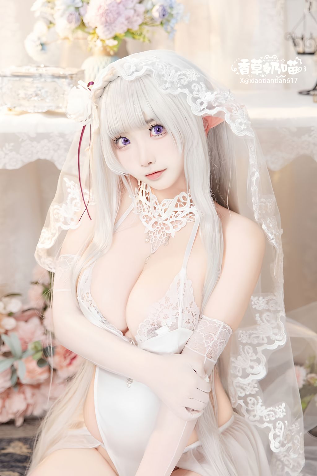 Coser@香草奶喵: 爱蜜莉雅 情人节 (151 photos) 15 Coser@香草奶喵: 爱蜜莉雅 情人节 (151 photos) 15