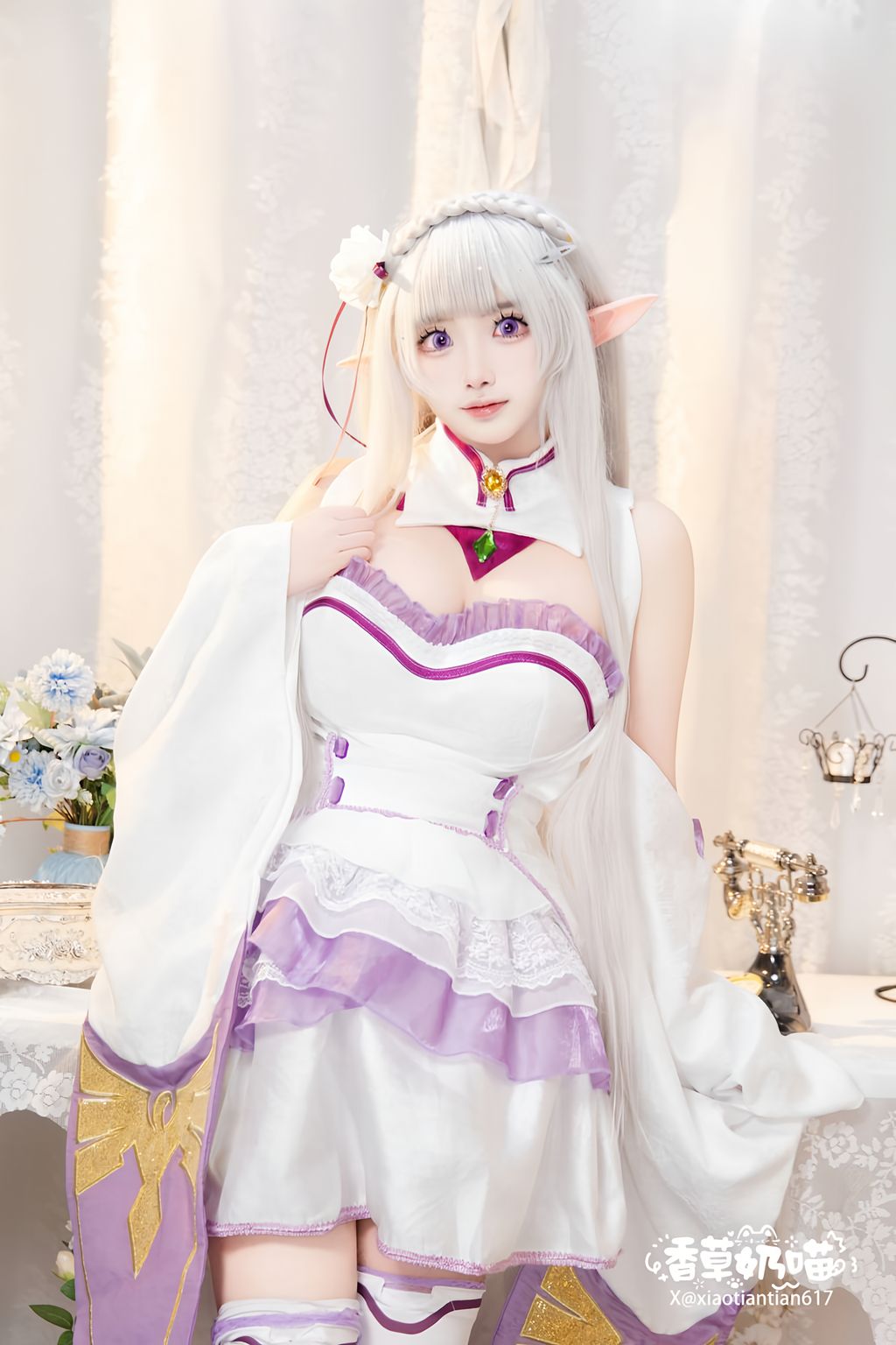 Coser@香草奶喵: 爱蜜莉雅 情人节 (151 photos) 7 Coser@香草奶喵: 爱蜜莉雅 情人节 (151 photos) 7