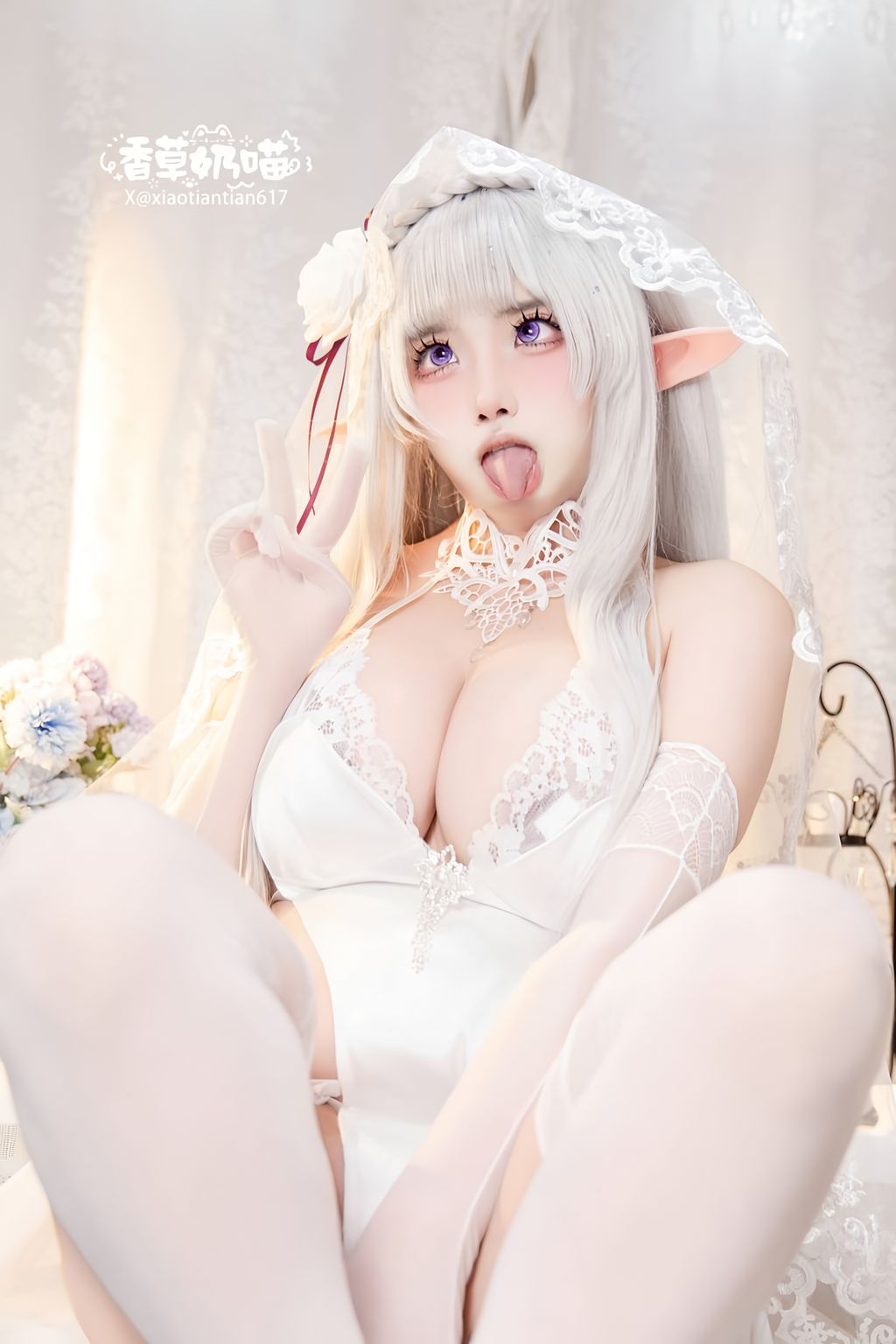 Coser@香草奶喵: 爱蜜莉雅 情人节 (151 photos) 8 Coser@香草奶喵: 爱蜜莉雅 情人节 (151 photos) 8
