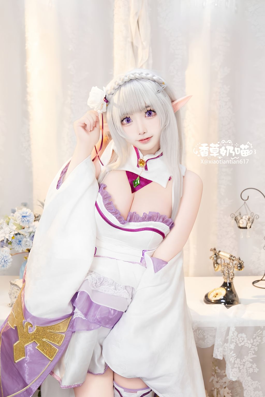 Coser@香草奶喵: 爱蜜莉雅 情人节 (151 photos) 1 Coser@香草奶喵: 爱蜜莉雅 情人节 (151 photos) 1