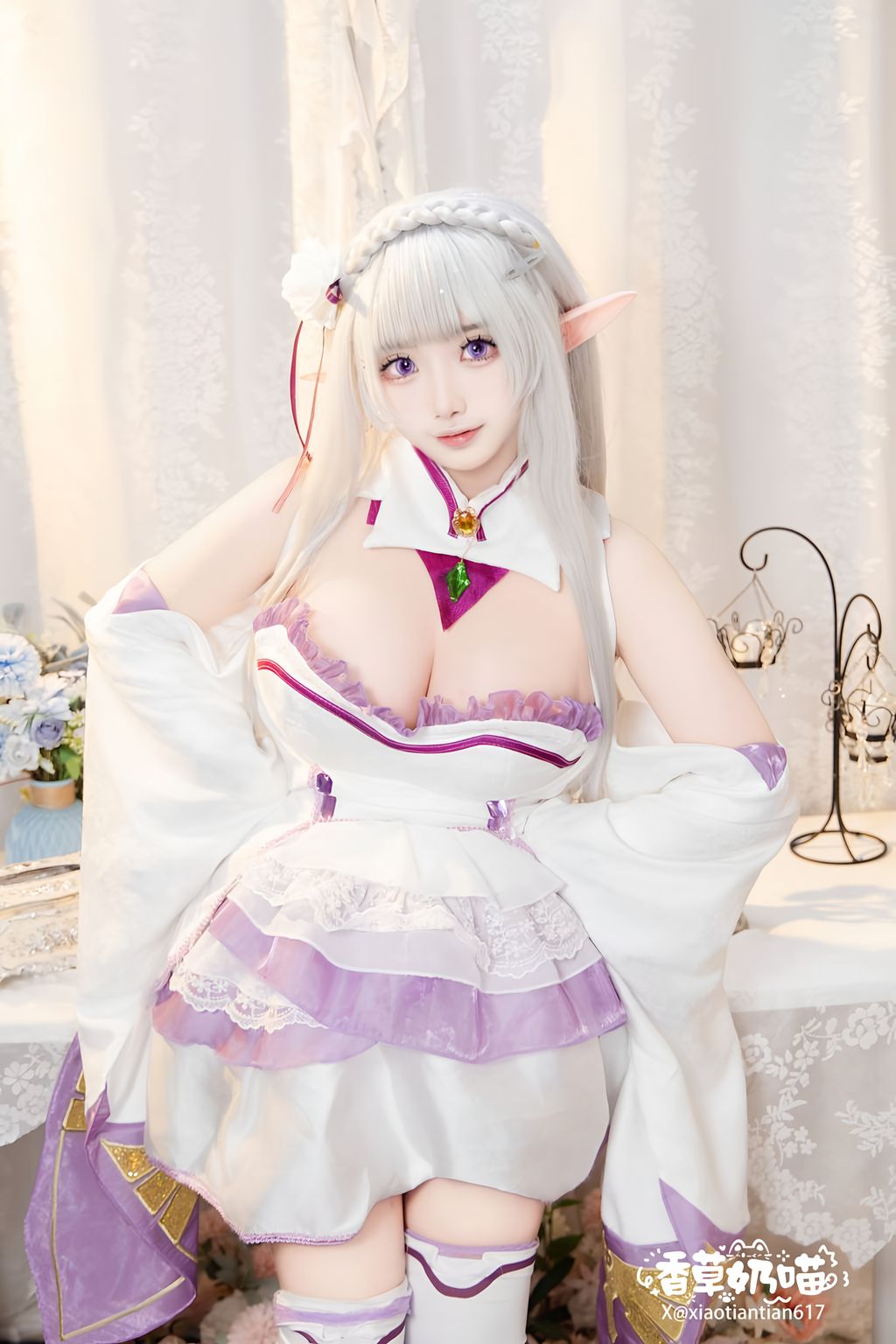 Coser@香草奶喵: 爱蜜莉雅 情人节 (151 photos) 5 Coser@香草奶喵: 爱蜜莉雅 情人节 (151 photos) 5
