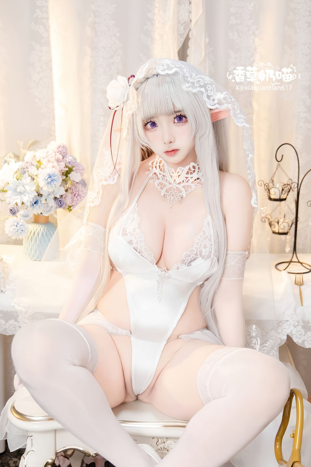 Coser@香草奶喵: 爱蜜莉雅 情人节 (151 photos) 6 Coser@香草奶喵: 爱蜜莉雅 情人节 (151 photos) 6