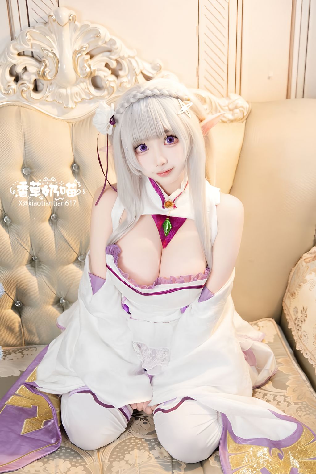 Coser@香草奶喵: 爱蜜莉雅 情人节 (151 photos) 17 Coser@香草奶喵: 爱蜜莉雅 情人节 (151 photos) 17