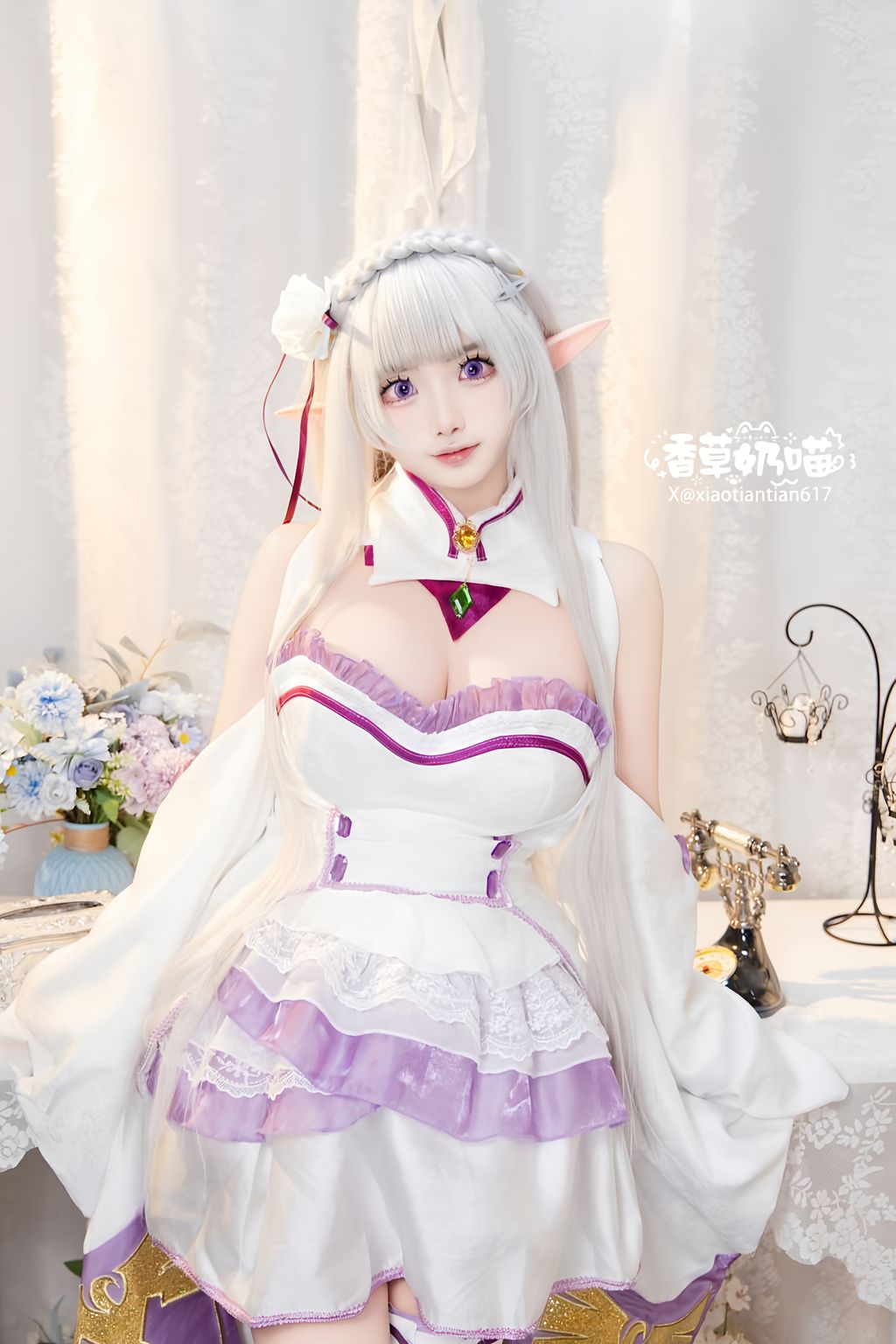 Coser@香草奶喵: 爱蜜莉雅 情人节 (151 photos) 9 Coser@香草奶喵: 爱蜜莉雅 情人节 (151 photos) 9