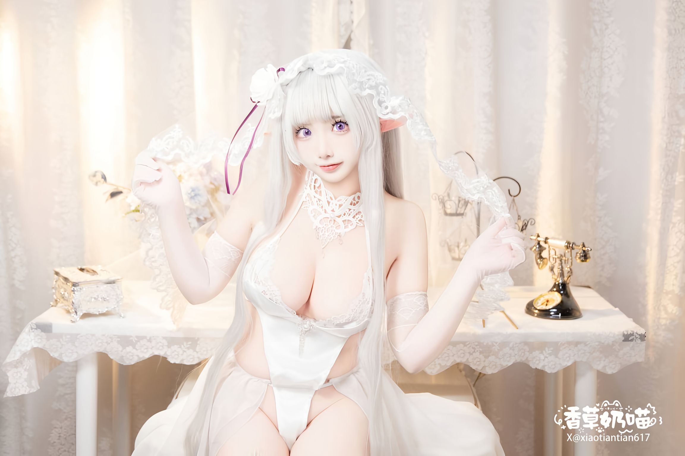 Coser@香草奶喵: 爱蜜莉雅 情人节 (151 photos) 2 Coser@香草奶喵: 爱蜜莉雅 情人节 (151 photos) 2