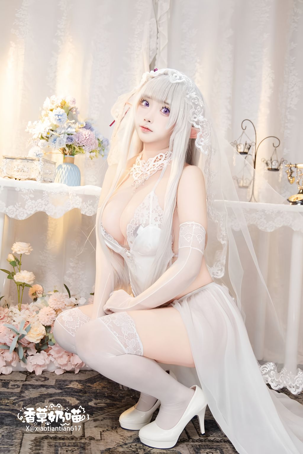 Coser@香草奶喵: 爱蜜莉雅 情人节 (151 photos) 4 Coser@香草奶喵: 爱蜜莉雅 情人节 (151 photos) 4