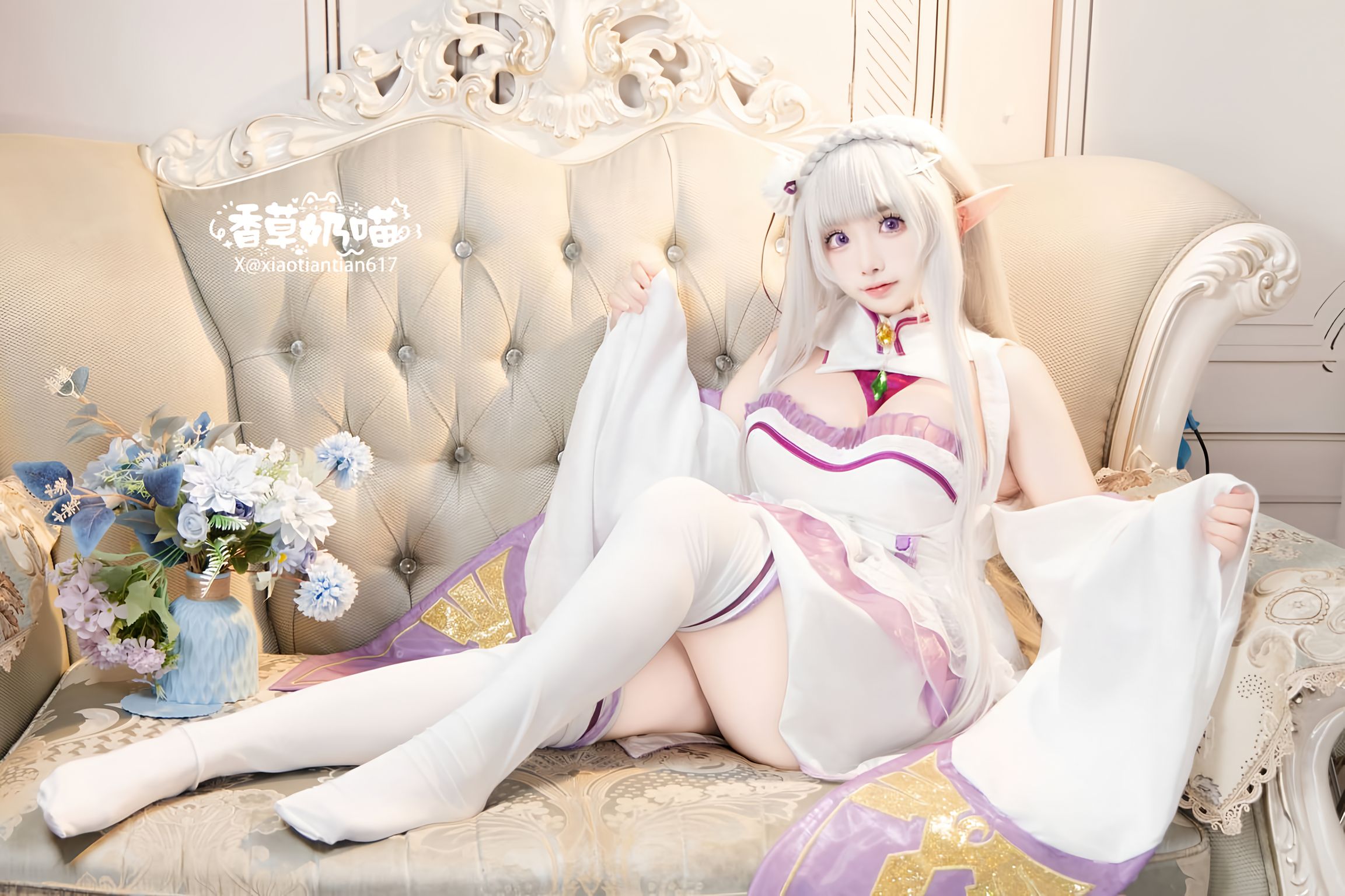 Coser@香草奶喵: 爱蜜莉雅 情人节 (151 photos) 17 Coser@香草奶喵: 爱蜜莉雅 情人节 (151 photos) 17