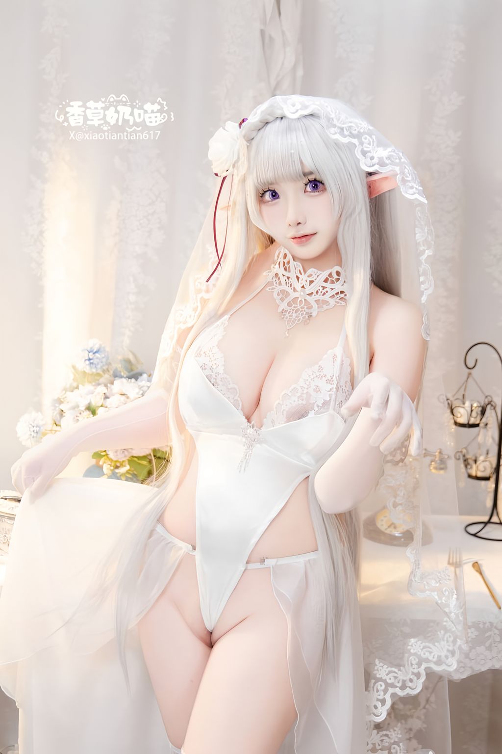 Coser@香草奶喵: 爱蜜莉雅 情人节 (151 photos) 5 Coser@香草奶喵: 爱蜜莉雅 情人节 (151 photos) 5