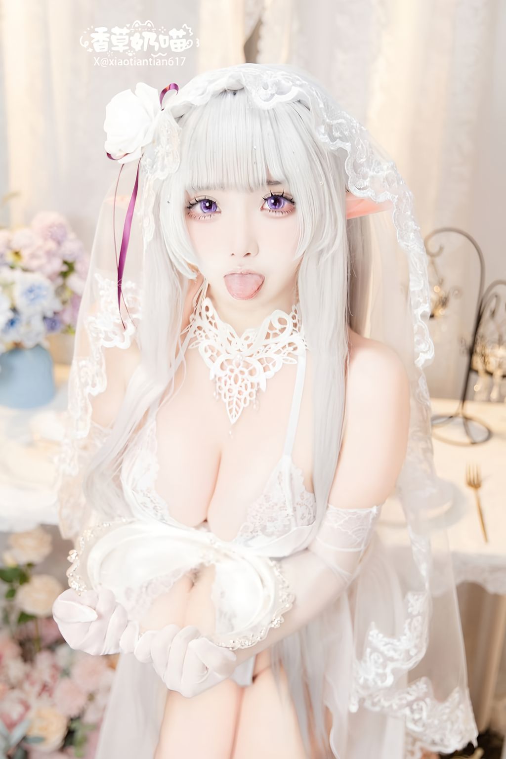 Coser@香草奶喵: 爱蜜莉雅 情人节 (151 photos) 6 Coser@香草奶喵: 爱蜜莉雅 情人节 (151 photos) 6